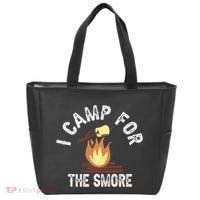 I Camp For The Smore Camper Camping Campfire Outdoor Tent Tote Bag thumb 0
