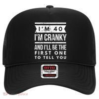 IM Cranky Funny 40th Birthday Gag Gift Idea Puns Gift Hat thumb 0