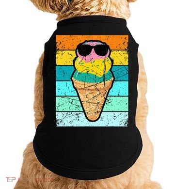 Ice Cream Funny Ice Cream Beach Pool Party Doggie Tank