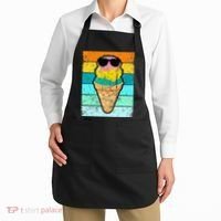 Ice Cream Funny Ice Cream Beach Pool Party Apron thumb 2