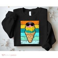 Ice Cream Funny Ice Cream Beach Pool Party Sweatshirt thumb 2