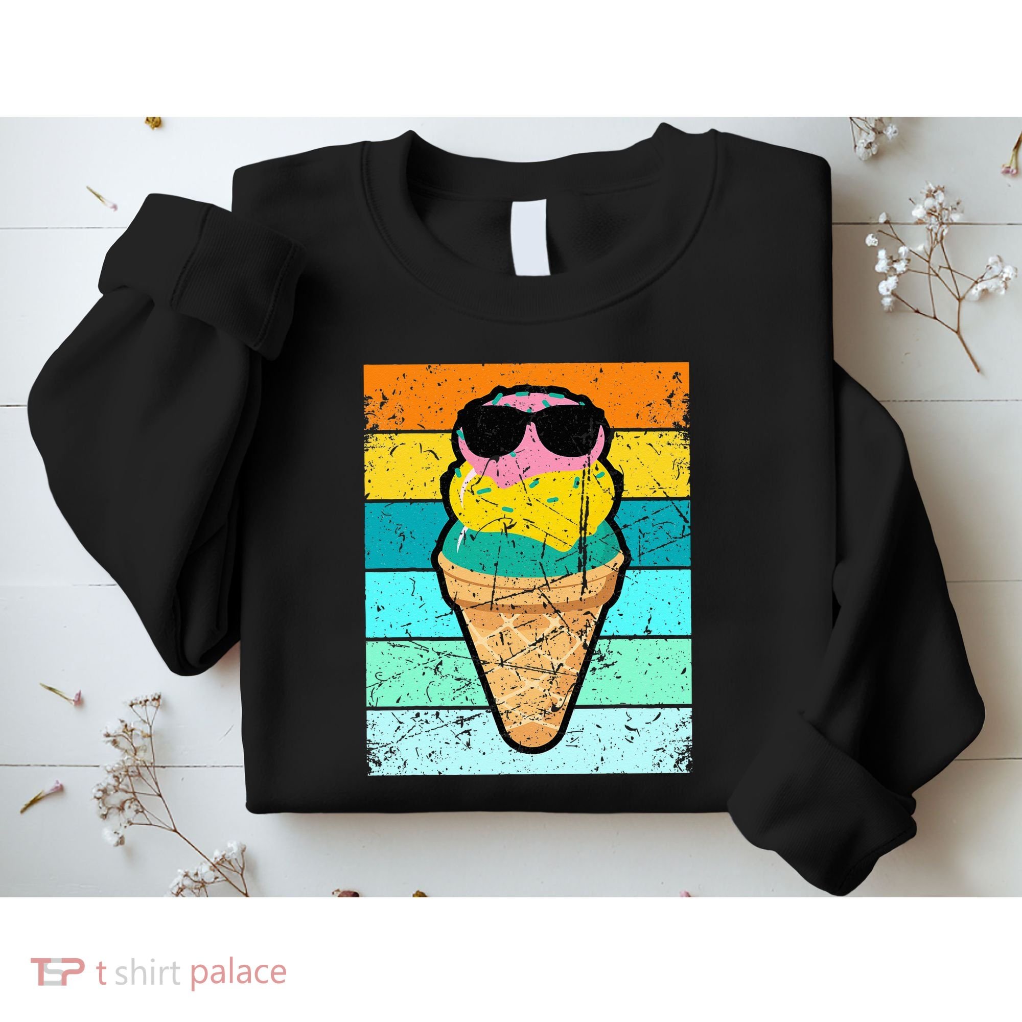 Ice Cream Funny Ice Cream Beach Pool Party Sweatshirt