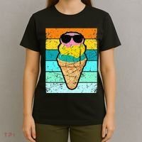 Ice Cream Funny Ice Cream Beach Pool Party T-Shirt thumb 4