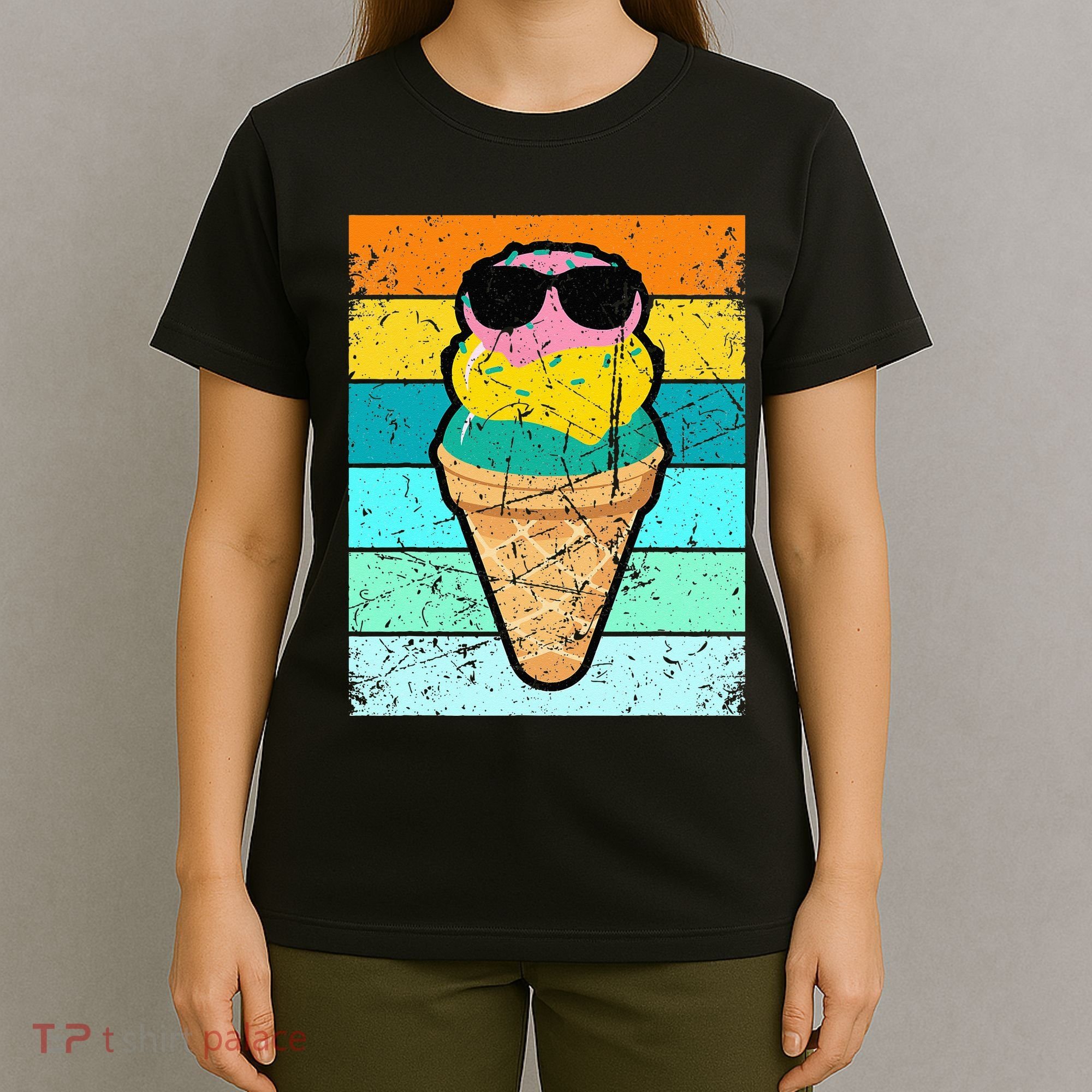 Ice Cream Funny Ice Cream Beach Pool Party T-Shirt