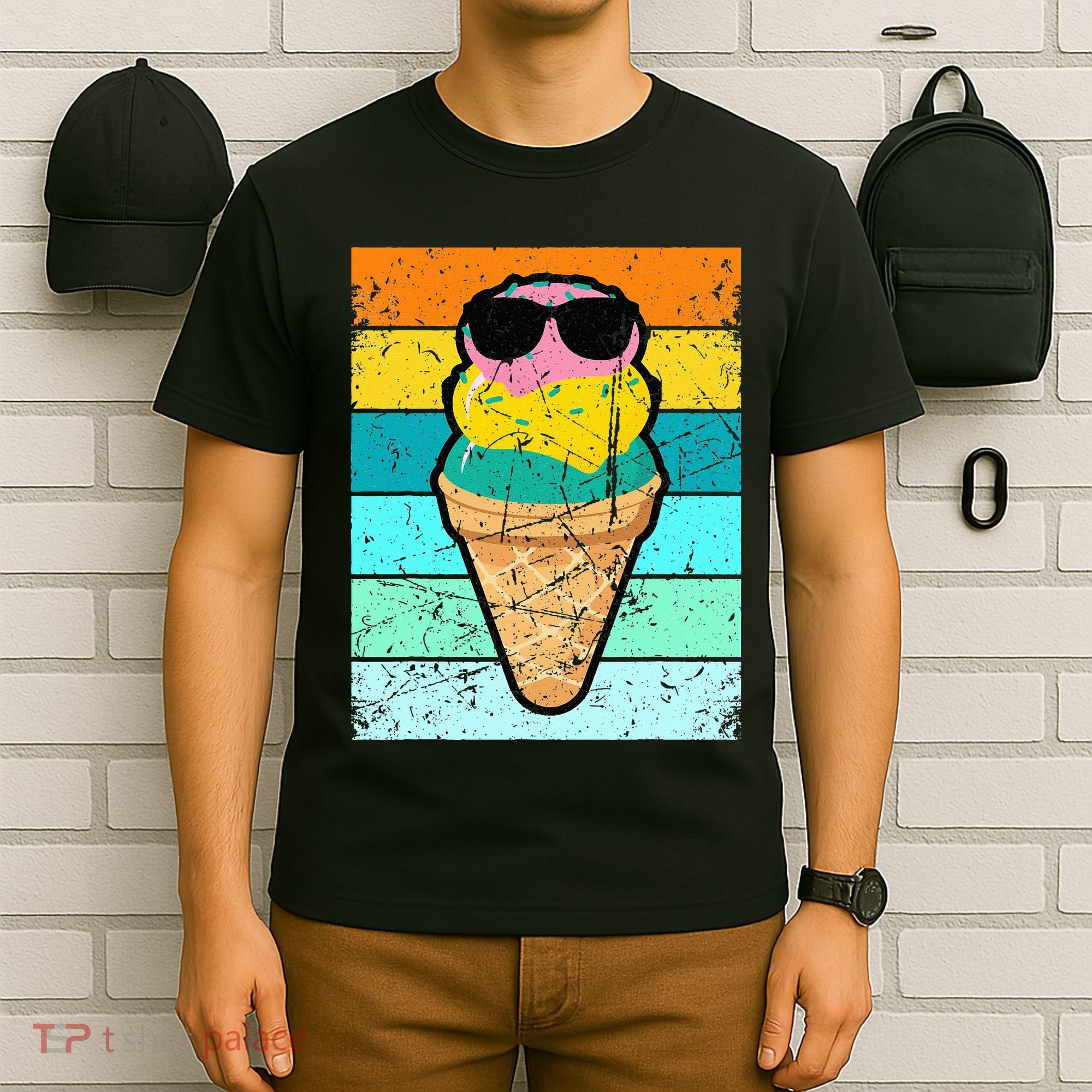 Ice Cream Funny Ice Cream Beach Pool Party T-Shirt