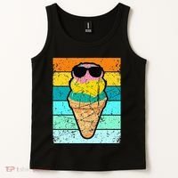 Ice Cream Funny Ice Cream Beach Pool Party Tank Top thumb 2