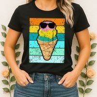 Ice Cream Funny Ice Cream Beach Pool Party Women's T-Shirt thumb 2