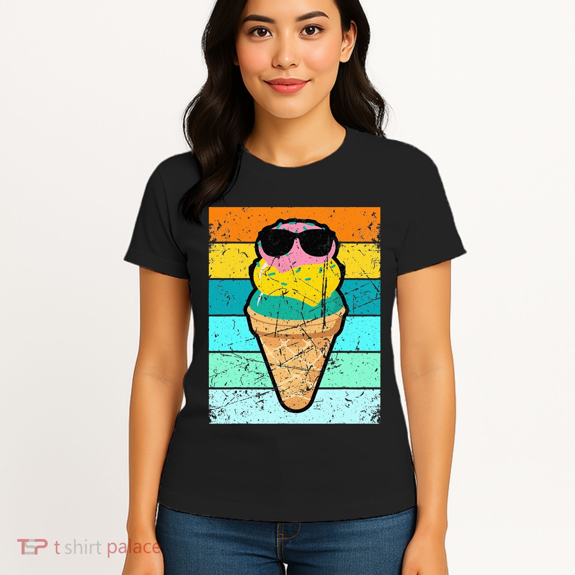 Ice Cream Funny Ice Cream Beach Pool Party Women's T-Shirt
