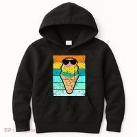 Ice Cream Funny Ice Cream Beach Pool Party Kids Hoodie thumb 0