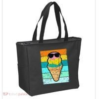 Ice Cream Funny Ice Cream Beach Pool Party Tote Bag thumb 2