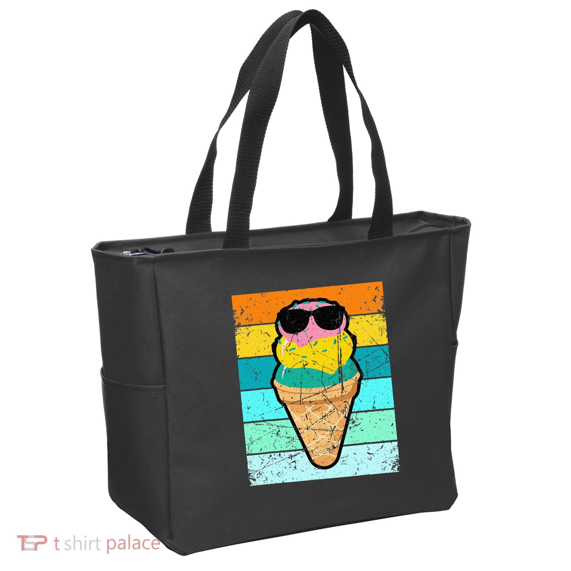 Ice Cream Funny Ice Cream Beach Pool Party Tote Bag