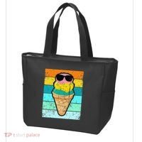 Ice Cream Funny Ice Cream Beach Pool Party Tote Bag thumb 3