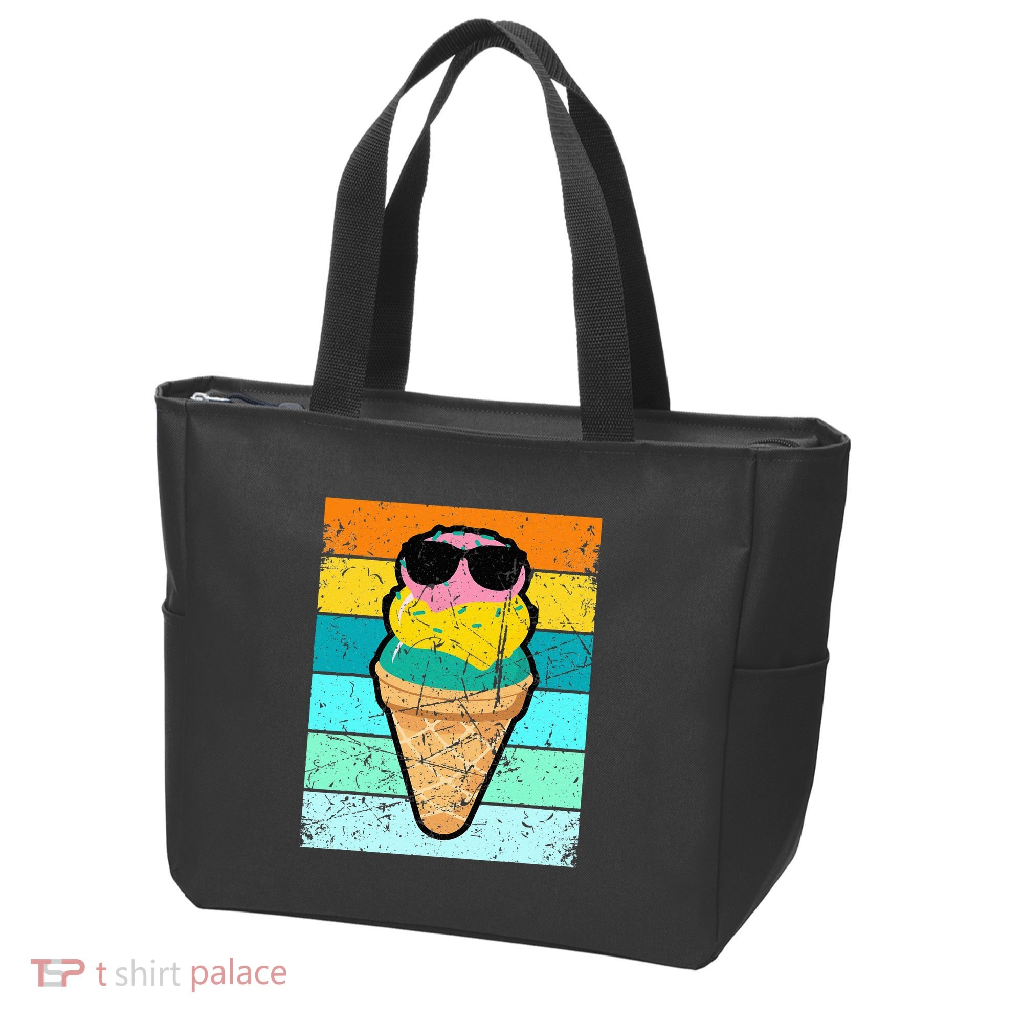 Ice Cream Funny Ice Cream Beach Pool Party Tote Bag