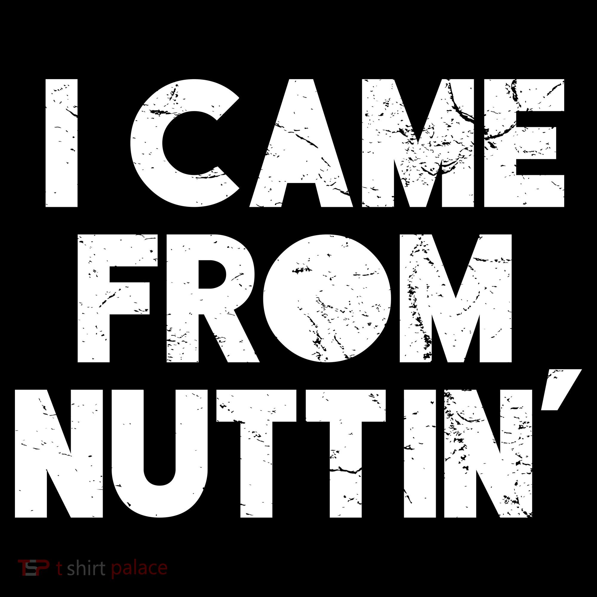 I Came From Nuttin USA-Made Doggie Bandana