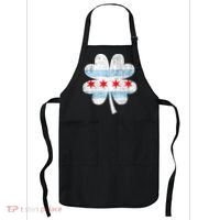 Irish Chicago Flag Shamrock St Patrick's Day Apron thumb 0