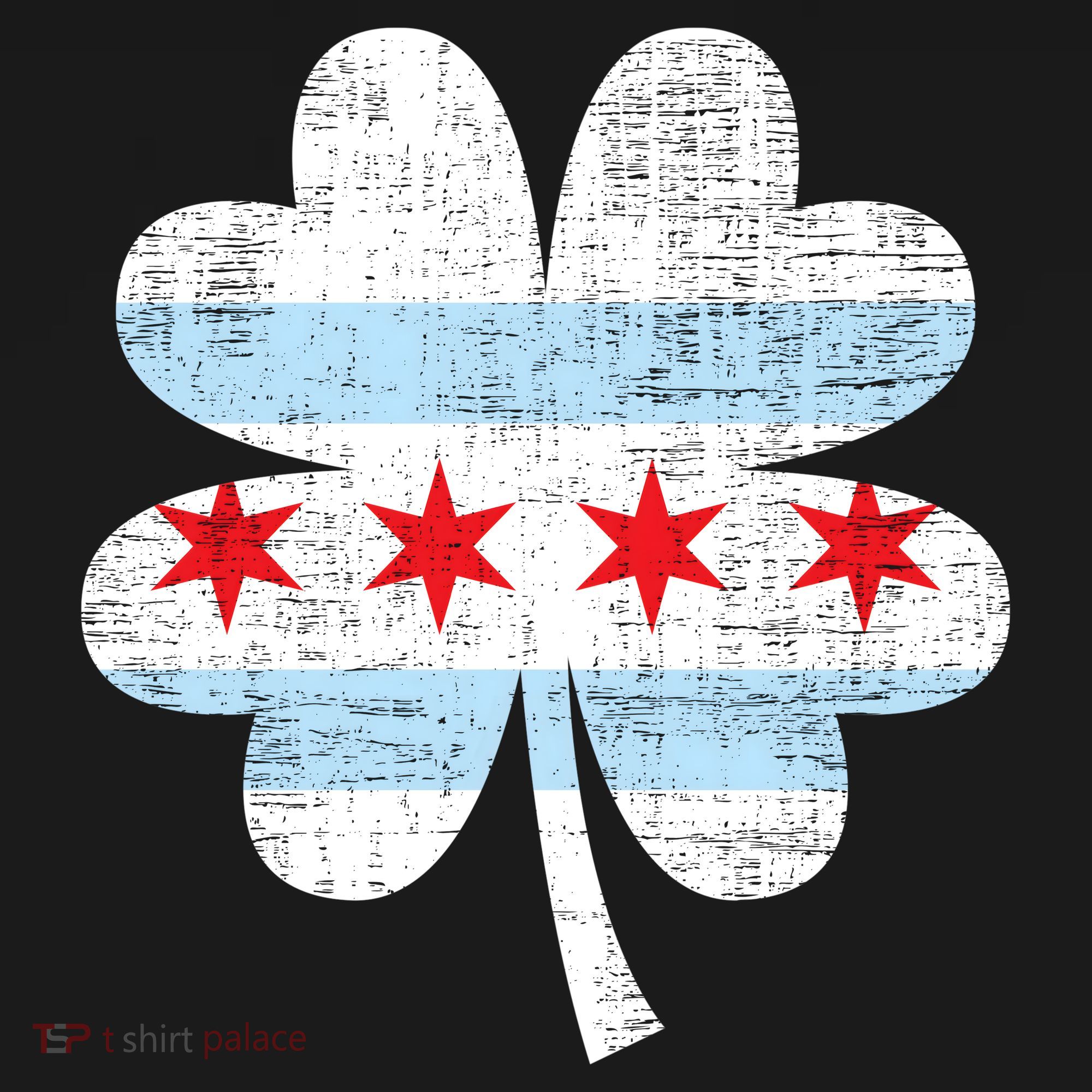 Irish Chicago Flag Shamrock St Patrick's Day Apron