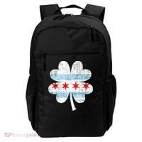 Irish Chicago Flag Shamrock St Patrick's Day Backpack thumb 0