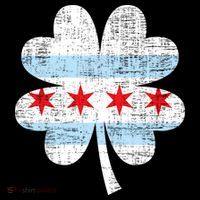 Irish Chicago Flag Shamrock St Patrick's Day Women's Hoodie thumb 2