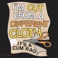I’M Cut From A Different Cloth It’S A Cum Rag Hat thumb 2