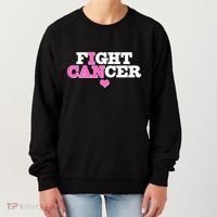 I Can Fight Cancer Breast Cancer Awareness Warrior Women's Sweatshirt thumb 0