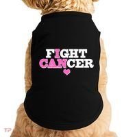 I Can Fight Cancer Breast Cancer Awareness Warrior Doggie Tank thumb 0