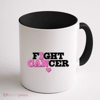 I Can Fight Cancer Breast Cancer Awareness Warrior Coffee Mug thumb 1
