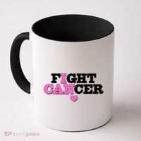 I Can Fight Cancer Breast Cancer Awareness Warrior Coffee Mug thumb 0