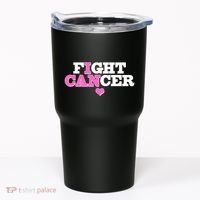 I Can Fight Cancer Breast Cancer Awareness Warrior Tumbler thumb 0