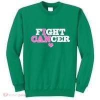 I Can Fight Cancer Breast Cancer Awareness Warrior Sweatshirt thumb 0
