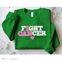 I Can Fight Cancer Breast Cancer Awareness Warrior Sweatshirt thumb 2