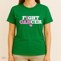 I Can Fight Cancer Breast Cancer Awareness Warrior T-Shirt thumb 4
