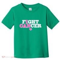 I Can Fight Cancer Breast Cancer Awareness Warrior Toddler T-Shirt thumb 0