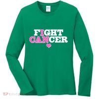 I Can Fight Cancer Breast Cancer Awareness Warrior Women's Long Sleeve Shirt thumb 0