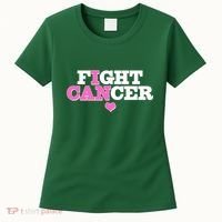 I Can Fight Cancer Breast Cancer Awareness Warrior Women's T-Shirt thumb 0