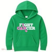 I Can Fight Cancer Breast Cancer Awareness Warrior Kids Hoodie thumb 0