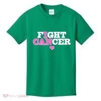 I Can Fight Cancer Breast Cancer Awareness Warrior Kids T-Shirt thumb 0