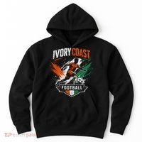Ivory Coast Football Player Team Soccer Fan Hoodie thumb 0