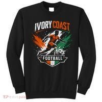 Ivory Coast Football Player Team Soccer Fan Sweatshirt thumb 0