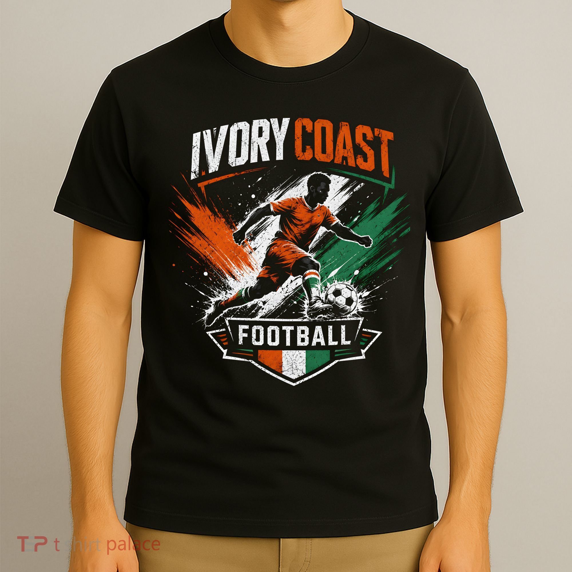 Ivory Coast Football Player Team Soccer Fan T-Shirt