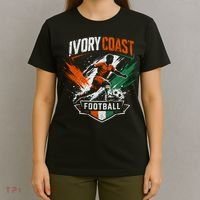Ivory Coast Football Player Team Soccer Fan T-Shirt thumb 4