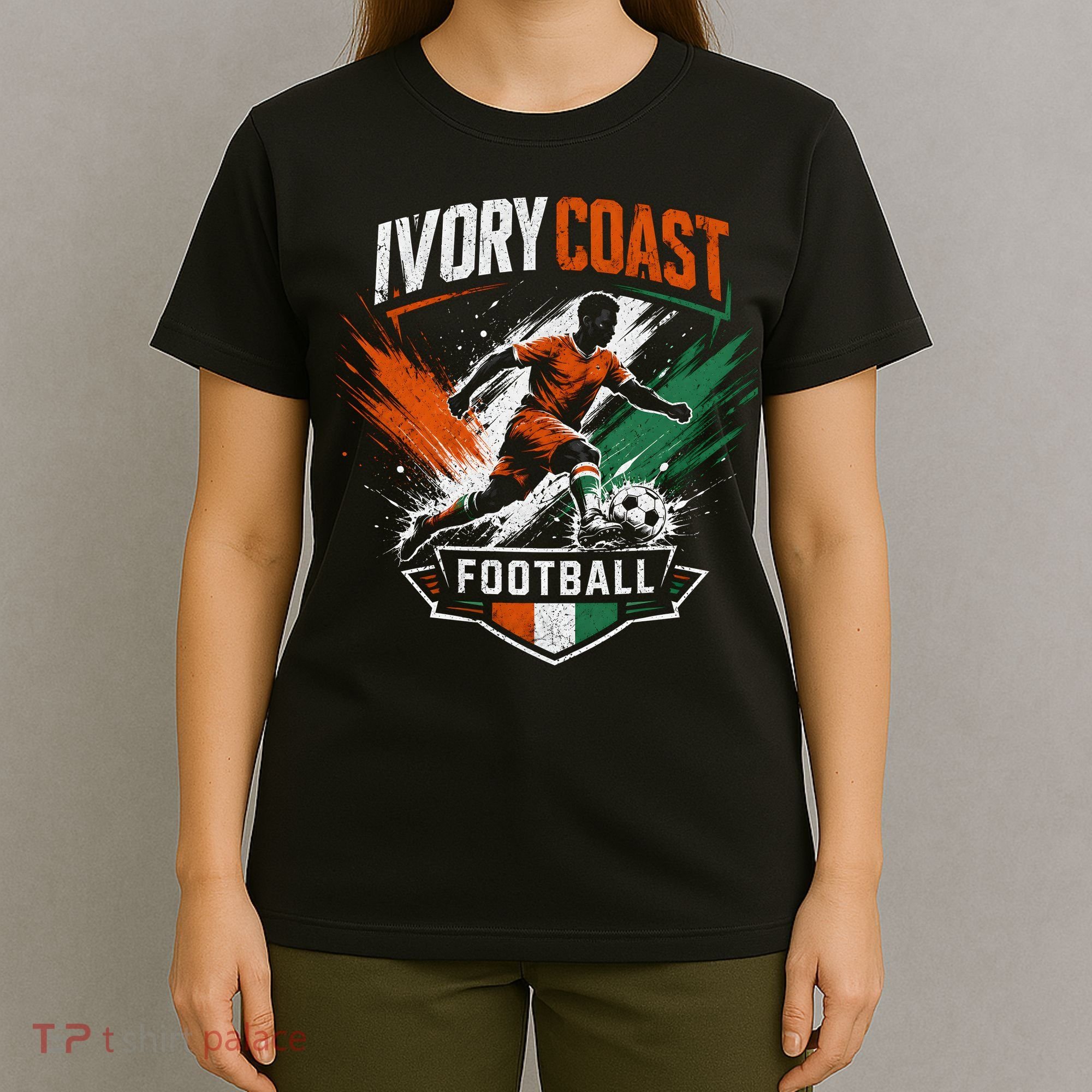 Ivory Coast Football Player Team Soccer Fan T-Shirt