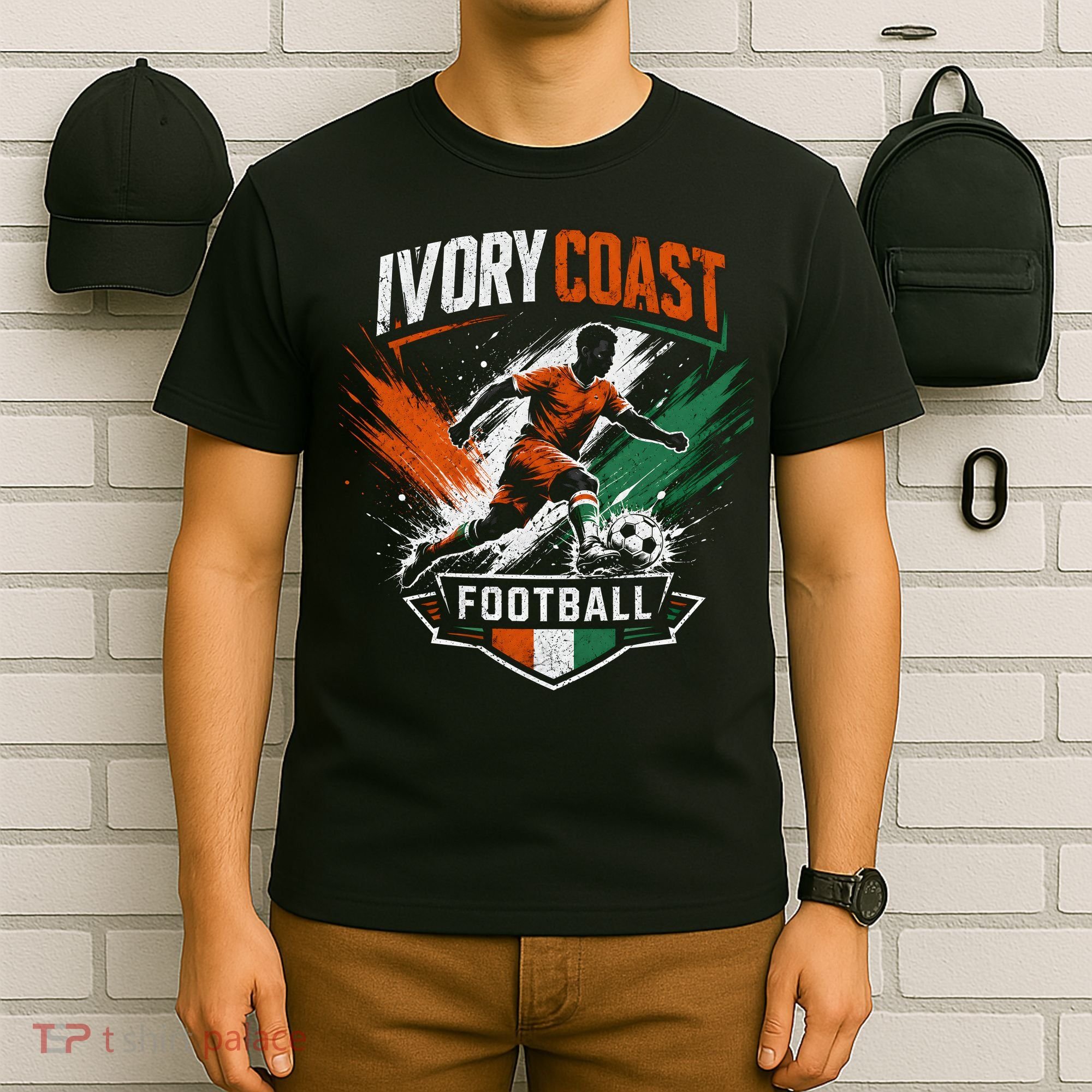 Ivory Coast Football Player Team Soccer Fan T-Shirt