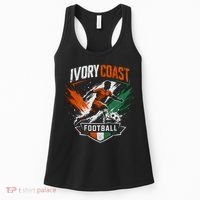 Ivory Coast Football Player Team Soccer Fan Women's Tank Top thumb 0