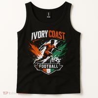Ivory Coast Football Player Team Soccer Fan Tank Top thumb 2