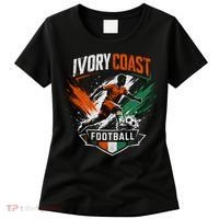 Ivory Coast Football Player Team Soccer Fan Women's T-Shirt thumb 0