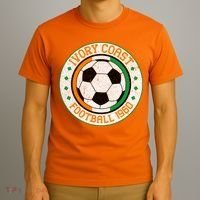 Ivory Coast Football 1960 Vintage Soccer T-Shirt thumb 3