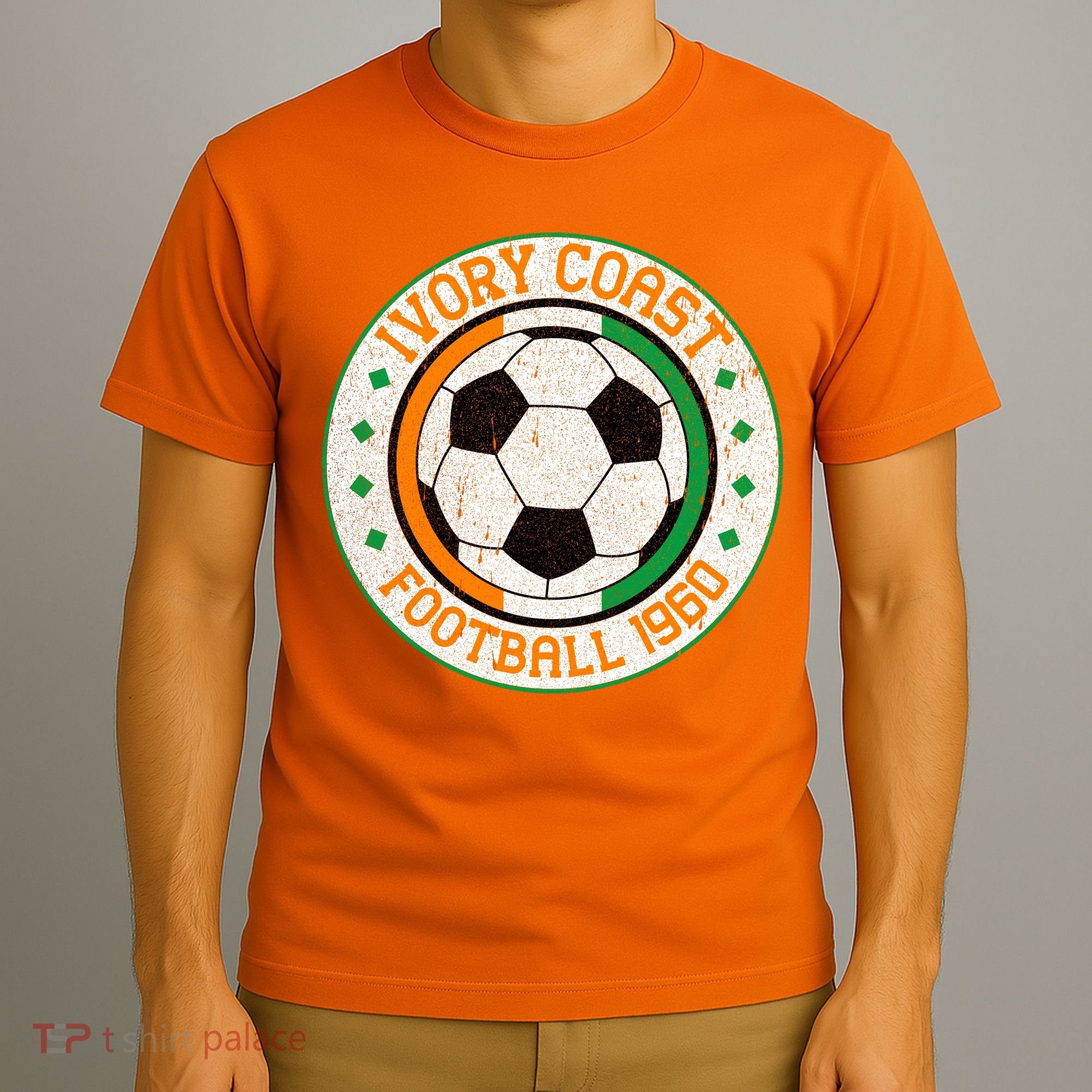 Ivory Coast Football 1960 Vintage Soccer T-Shirt