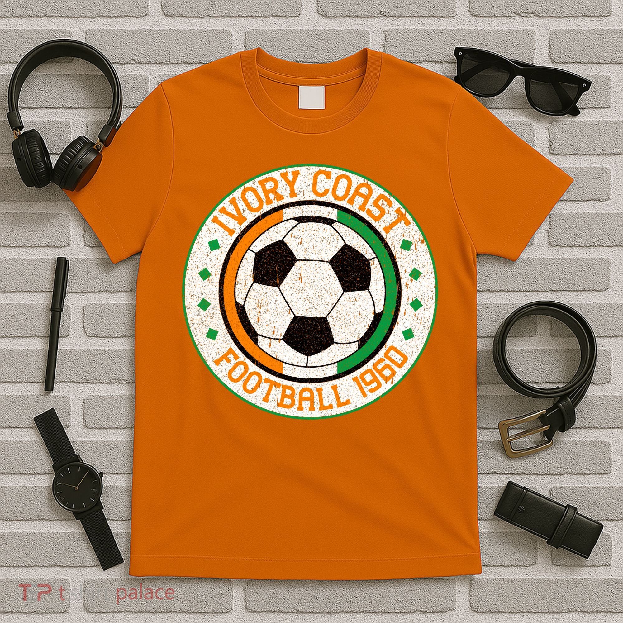 Ivory Coast Football 1960 Vintage Soccer T-Shirt