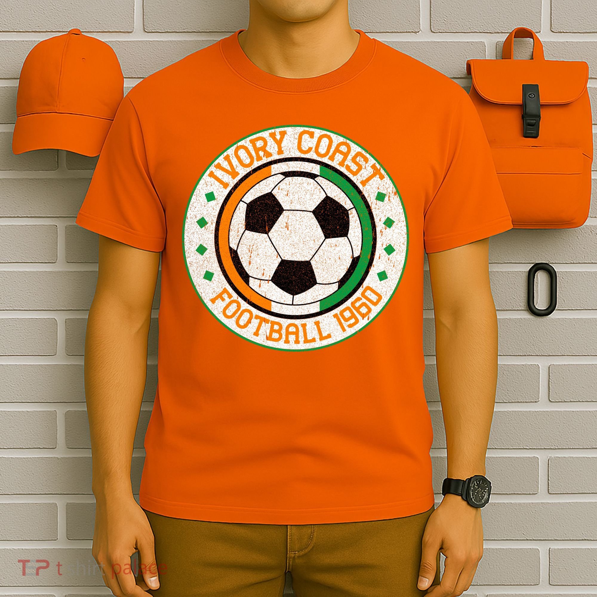 Ivory Coast Football 1960 Vintage Soccer T-Shirt
