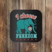I Choose Freedom Republican Political Coaster thumb 0